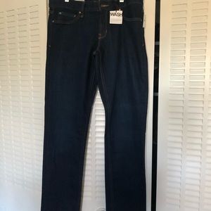 New Gap 1969 real straight jeans, size 28L. With tags.